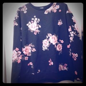 Floral sweatshirt